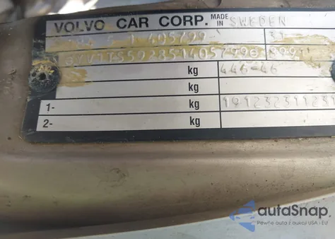 2005 Volvo S80 2.5T from USA, damaged, VIN YV1TS592851405799